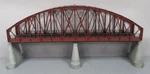 Mth 40-1031 Gauge 30 Inch Rust Colored Steel Arch Bridge W/ Piers Ex. Fixed Price $121.24.
