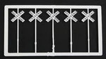 Tichy Ho Railroad Crossbuck Warning Sign Modern Us Style Crossing 8178. Fixed Price $6.98.