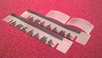 Lionel Post War #60 Trolley Car 60-51/52 Window Silouhette Strips. Fixed Price $7.95.