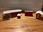 Plasticville 1617-100 Farm Buildings And Animals 4 & Trough Scale. Fixed Price $50.00.