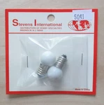 19V White Screw Base Large-globe Bulb For Lionel Set Of 2 Stevens 5041. Fixed Price $5.57.