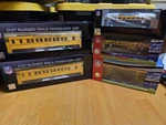 Pittburgh Steelers Mth Railking Buses And Passenger Station Lot O-scale Train. Fixed Price $135.00.