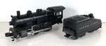 Lionel No. / 1615T 0-4-0 Steam Switcher, Black. Fixed Price $125.00.