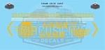 Great Smoky Mountain Railroad GP30 2467 Ho Scale Decal Set. Fixed Price $12.97.