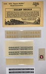 Champ Scale Decal-great Northern/gn Empire Builder Diesel Loco Item #E-65. Fixed Price $8.50.