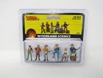 Woodland Scenics 2743 Jug Band Rural Town Folks Music Scene Figures People Set. Fixed Price $22.49.