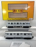 Mth Railking 30-2163 Mta Non-powered 2-CAR Subway Add Set New York. Fixed Price $279.99.