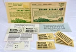 Champ Scale HC-405 Western Maryland Covered Hopper Decal 2-PACK. Fixed Price $6.49.