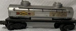 Lionel Postwar Sunoco 2465 Gauge Silver/black Metal Tank Car 8 In Analog. Fixed Price $25.00.