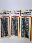 3X Lot Scale 2-RAIL Ahm Associated Hobby Manufacturers 27404 Straight Usa Nos. Fixed Price $25.00.