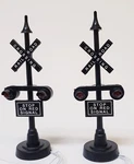 Pre Owned Lemax Railroad Railway Crossing Signals Lights Holiday Village Train. Fixed Price $11.99.