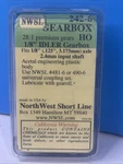 Ho Scale Nwsl 242-6 .4 Mod 28-1 1/8" Idler Gearbox Kit Fits Axle Nos. Fixed Price $35.00.