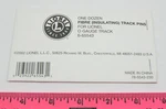 Lionel Original Parts Packet No. 6-65543 Fibre Track Pins. Fixed Price $20.00.