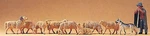 Preiser 65325 Shepherd With Dog & Sheeps Figures (set Of 10). Fixed Price $35.11.