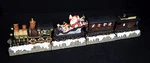 Jcpenney Vtg 98 Hometown Train Caboose Engine Santa Sleigh Holiday Rr. Fixed Price $31.99.