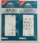 Cosmar Nail Decals Quik Art 2 Packs Vintage. Fixed Price $9.99.