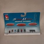 Life-like Trains #433-1607 People Sitting Scene Master Ho Scale Sealed 1:87. Fixed Price $9.47.
