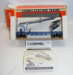 1992 Usa Lionel Operating Cherry Picker Flat Car + Workman Figure 6-16680. Fixed Price $49.99.