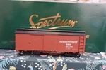 ON30-BACHMANN Spectrum 27014 Prr Pennsylvania Railroad Woodside Box Car #566 Ex. Fixed Price $29.95.