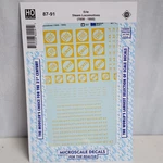 Erie Railroad Steam Locomotive 1930 1950 Ho Microscale Decal 87-91. Fixed Price $6.95.