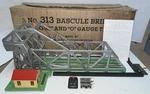 Lionel Postwar 313 Bascule Bridge W/original Box, Repro Instructions, Etc.... Fixed Price $299.99.