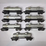 Lionel Gauge Sunoco 6465 Tanker Car Double Dome Lot Of 7 Post War Oil. Fixed Price $65.99.