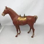 Vintage 1965 Louis Marx Johnny West Thunderbolt Horse W/ Wheels & Saddle. Fixed Price $29.74.
