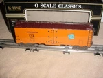 K-line # 7612 Grand Trunk Western Reefer Car Nib 0-027. Fixed Price $29.95.