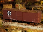 Rcr - Ho 36FT Boxcar At&sf 8533. Fixed Price $7.99.