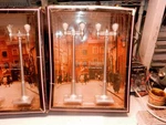 2 Mth 10-1108 Standard Gauge Tinplate Traditions #63 Aluminum Lamp Post Set New. Fixed Price $140.00.