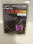 The Luv Shack Ho Animated Neon Sign Kit 4482 Light Works Usa Miller Engineering. Fixed Price $21.50.