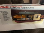 Lionel & O27 Gauge Illuminated Freight Station 6-2129. Fixed Price $30.00.