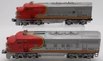 Lionel 2343 Vintage Santa Fe F3 Aa Diesel Locomotive Set. Fixed Price $204.17.