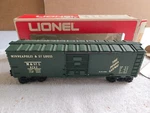 Lionel 6-9742 Gauge Green Minneapolis & St. Louis Boxcar W/box. Fixed Price $14.99.