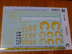 Microscale #87-1283 Chessie System 60' & 86' Boxcars (decal Sheet). Fixed Price $7.50.