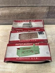 Vintage Estate Fresh Lot 3 Plasticville Kits Church Post Office Supermarket. Fixed Price $79.99.