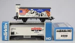 Marklin Ho #2589 Mountt Rushmore Boxcar + 1985 Club Car, Both N/bx. Fixed Price $39.95.