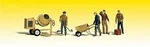 Woodland Masonry Workers - Scale Model Railroad Figure #A2753. Fixed Price $26.25.