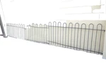 Garden 02: 20 Feet X 36" High Victorian Wrought Iron Fencing Fence Sections. Fixed Price $245.00.