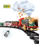Remote Rc Train Set Toy Locomotive Rechargeable Christmas Gift For Kids Age 3+. Fixed Price $55.99.