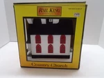 Rail King Mth Country Church Guage Scale White Black Red Windows. Fixed Price $29.99.