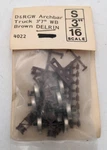 Grandt Line 4022 Scale Archbar Truck 3'7" Wb Brown Delrin. Fixed Price $16.99.