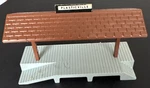 Vintage Plasticville Ho Scale Station Platform 1200 49. Fixed Price $8.02.