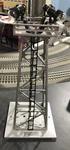 Mth Railking 30-9049 395 Steel Silver Adjustable Floodlight Tower. Fixed Price $30.00.