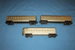 Marx #3152 Santa Fe Coach Passenger Cars & #3197 Observation Car. Modified. Fixed Price $44.95.