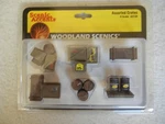 Woodland Scenics A2739 Assorted Crates Accents Scale New. Fixed Price $27.99.