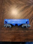 Marx Gauge No. 21913 Lv Blue Plastic Hopper. Fixed Price $22.00.