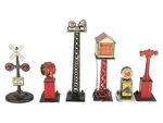 Marx Vintage Gauge Assorted Accessories: #413A, 416, 410, 408, 423. Fixed Price $72.19.