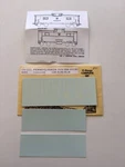 Champ Decals Gauge CN-321: Pennsylvania Caboose Plain Round Keystone. Fixed Price $12.00.