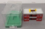 Bachmann 45315 Plasticville Built-up Apartment Building Ex/box. Fixed Price $44.99.